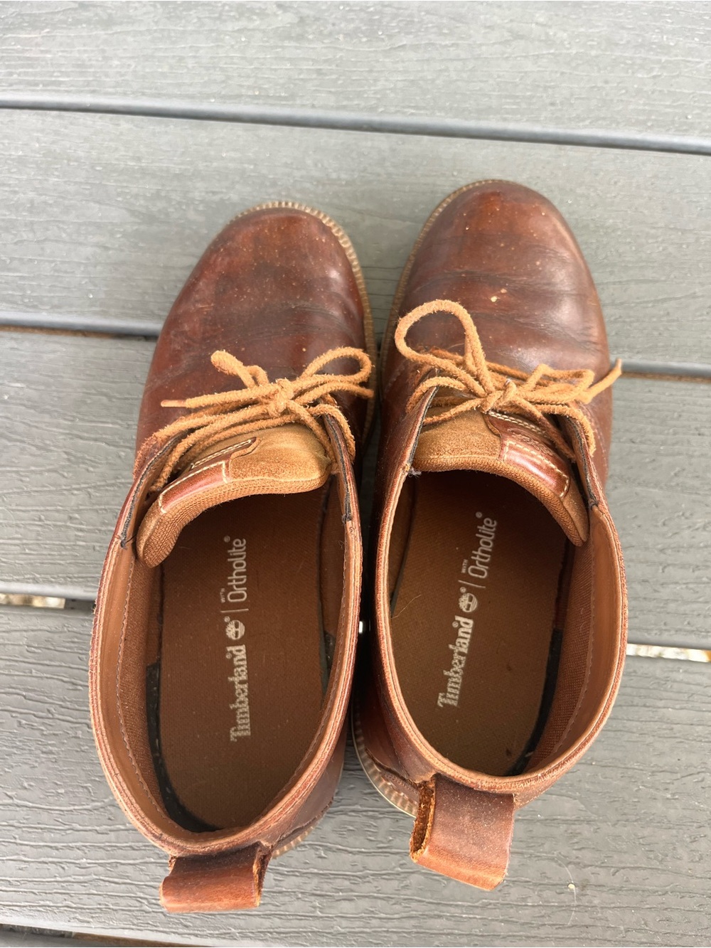 Timberland Brown Leather Men's Chukka Boots with Lace Up